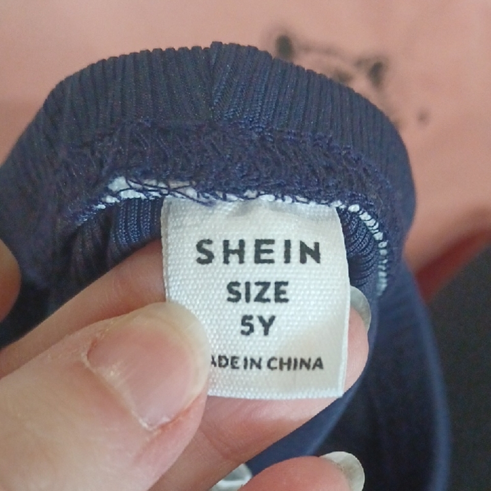 SHEIN Navy Flared Kids Bottoms - Picture 3 of 3